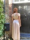1940s CC41 Labelled Peach Satin Slip Dress