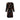 1940s Feather Print Rayon Wrap Dress