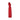 1940s Norman Young Red Georgette Maxi Dress