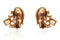 1940s Trifari Gold Clip-On Earrings