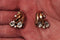 1940s Trifari Gold Clip-On Earrings