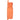 1960s Harrods Orange Silk Georgette Dress With Asymmetrical Strap
