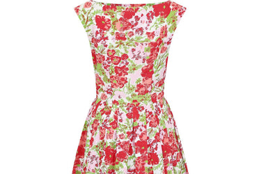 1950s California Cottons Floral Shirtwaister Dress