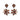 ARCHIVE: 1950s Christian Dior Brown Crystal Necklace and Earrings set