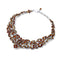 ARCHIVE: 1950s Christian Dior Brown Crystal Necklace and Earrings set