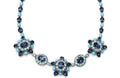 1950s Christian Dior Mitchel Maer Turquoise Blue Necklace