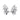 ARCHIVE: 1950s Christian Dior Purple Wreath Brooch and Crystal Earrings Set