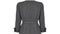 1950s Grey Wool Dolman Sleeve Dress with Elaborate Beadwork