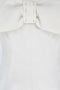 1960s French Haute Couture Cream Bow Bodice Dress