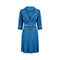 1950s Jacques Esterel Haute Couture Blue Linen Dress Suit
