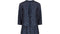 1950s Lanvin Demi Couture Navy Embroidered Dress Suit