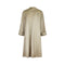 ARCHIVE: 1950s Silver Jacquard Paisley Print Duster Coat