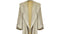 ARCHIVE: 1950s Silver Jacquard Paisley Print Duster Coat