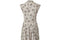 1950s Victor Josselyn Silk Floral Rose Spray Print Dress