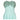 ARCHIVE - 1950s Aquamarine Textured Cotton Dress With Floral Rhinestone Applique