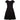 1950s Ben Reig Black Silk Ribbon Dress