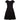 1950s Ben Reig Black Silk Ribbon Dress