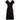 1950’s Ceil Chapman Black Crepe Crossover Dress