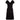 1950’s Black Ceil Chapman Crossover Cocktail Dress