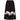 1950s Black Circle Skirt With Monochrome Applique