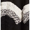 1950s Black Circle Skirt With Monochrome Applique
