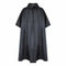 1950s Black Satin Oversized Cocoon Coat