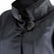 1950s Black Satin Oversized Cocoon Coat