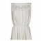 1950s Carlye Cream Cotton Knife Pleat Dress