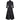 1950s Ceil Chapman Black Silk Taffeta Full Circle Dress