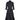 1950s Ceil Chapman Black Silk Taffeta Full Circle Dress