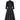 1950s Ceil Chapman Black Silk Taffeta Full Circle Dress