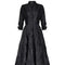 1950s Ceil Chapman Black Silk Taffeta Full Circle Dress