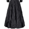 1950s Ceil Chapman Black Silk Taffeta Full Circle Dress