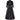 1950s Ceil Chapman Black Silk Taffeta Full Circle Dress