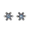 1950s Christian Dior Blue Crystal Earrings