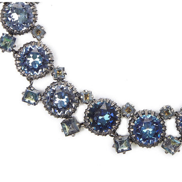 ARCHIVE - 1950s Christian Dior Blue Crystal Necklace
