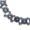 1950s Christian Dior Blue Crystal Necklace