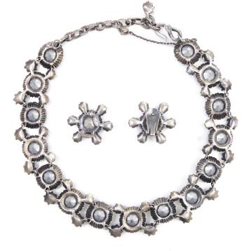 ARCHIVE - 1950s Christian Dior Blue Crystal Necklace