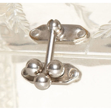 ARCHIVE - 1950s Clear Carved Lucite & Rhinestone Barrel Bag