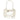 1950s Clear Carved Lucite & Rhinestone Barrel Bag