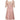 1950s Dusky Pink Corded Lace and Silk Chiffon Dress