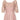 1950s Dusky Pink Corded Lace and Silk Chiffon Dress