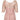 1950s Dusky Pink Corded Lace and Silk Chiffon Dress