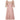 1950s Dusky Pink Corded Lace and Silk Chiffon Dress