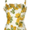 1950s French Couture Silk Organza Floral Print Dress and Jacket Suit
