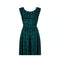 1950s Green and Black Plaid Cheque Dress and Jacket