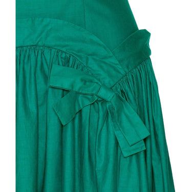 ARCHIVE - 1950’s Green Cotton Drop Waist Dress