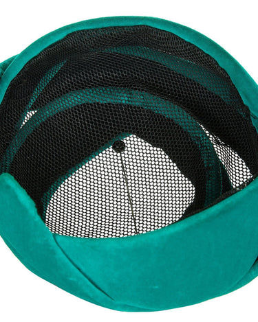 1950s Green Velvet Hat