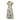 1950s Grey Textured Nylon Crepe Printed Dress