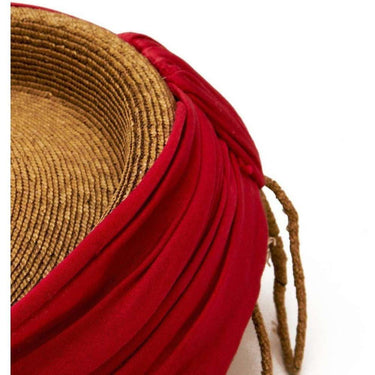 ARCHIVE: 1950s Haute Couture Jacques Fath Straw Fascinator Hat